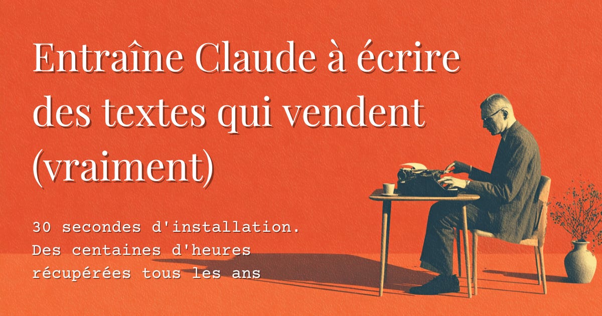 Couverture de l’édition « Entraîne Claude à écrire des textes qui vendent (vraiment) »